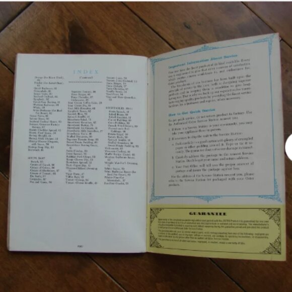 Vintage Osterizer Spin Cookery Blender Cook Book For 8 Speed Push Button 1966 - Picture 7 of 8